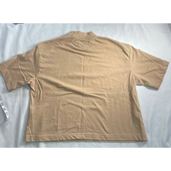 Womans Nike Cropped short sleeve mock neck t shirt size small-Pre owned - Picture 6 of 7